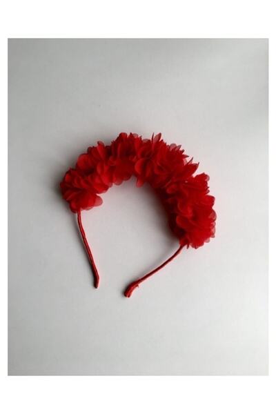 MS TASARIM Prețul pentru 10 bucăți este avantajos Coroana roșie cu flori Coroana maternității Coroana cu henna – Coroana