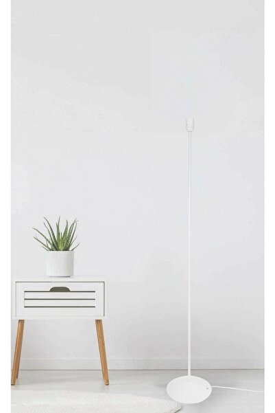 Genel Markalar Tesisatlı Metal Lambader Ayak Tesisat Dahil Siyah Renk 4007