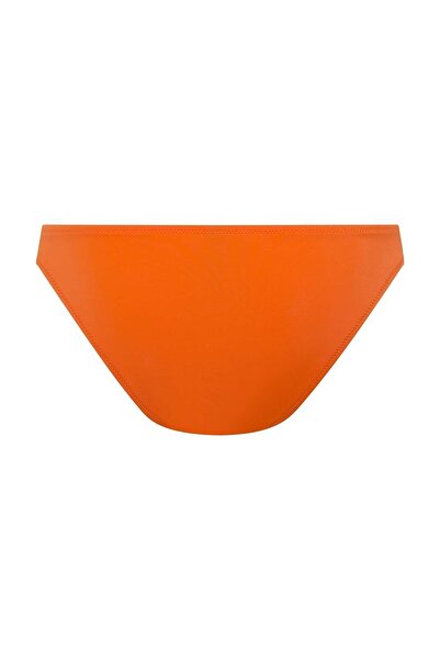 U.S. Polo Assn. Kadın Turuncu Ince Kenar Bikini Alt
