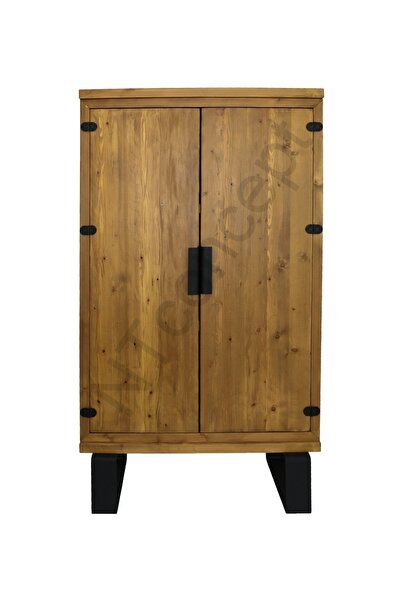 NT Concept Ntconcept Doğal Ağaç Dolap(80cm-h185cm-41cm)