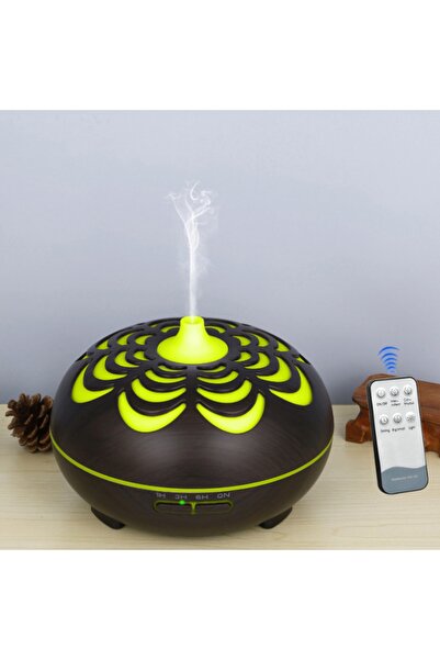 BigSale Hava Nemlendirici Aromatik Oda Kokusu Difüzörü Buhar Ultrasonik Led Işıklı 500 ml Buhar Makinası