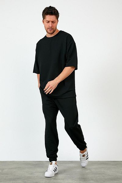 Türebutik Σετ φόρμας Unisex με μαύρο κάτω μέρος