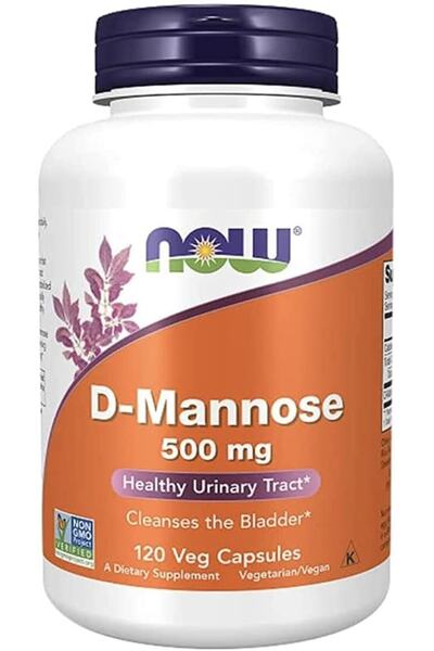 Now D-mannose 500 Mg 120 Kapsül