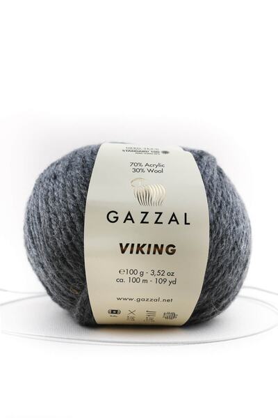 Gazzal فايكنغ 100 جرام 30% صوف - 70% أكريليك مخلوط يدويًا خيوط تاكا (4016)