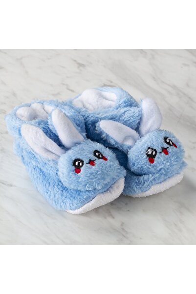 Genel Markalar Bebek Patiği / Ev Ayakkabısı Mavi Tavşan