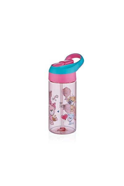 Vagonlife Tritan 500 Ml Flask with Straw Pink Vgn0301