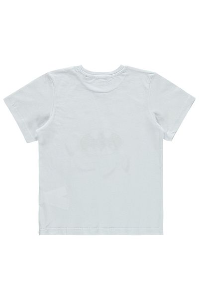 Batman Boy's T-Shirt 6-9 Years White