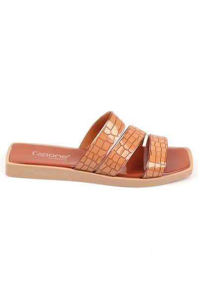 Capone Outfitters Capone 3 Streifen transparente Hausschuhe