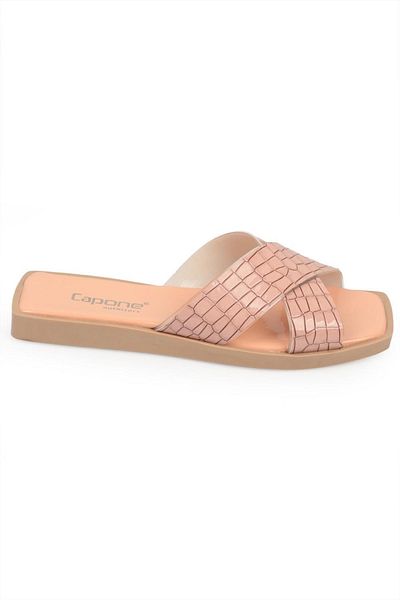 Capone Outfitters Pantofle Capone Cross Transparent strap