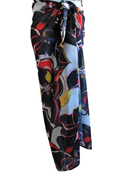 Şifon Pareo/sarong/ Şal/ Fular Ilk Ve Son Yaz Serisi Belinda (120x150 Cm)