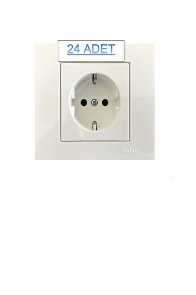 OVİVO 24 Cream Grounded Sockets