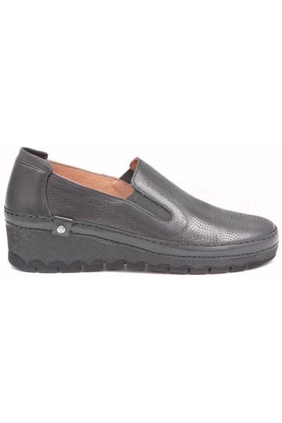 Venüs 2213501y Dolgu Topuk Yumuşak Deri Kadın Ayakkabı