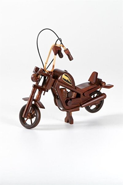 Dünyadan Hediyeler Dekoratif Ahşap Harley Davidson Motosiklet 33cm