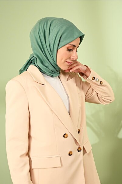 Zerruba Βαμβακερό κασκόλ Πράσινο