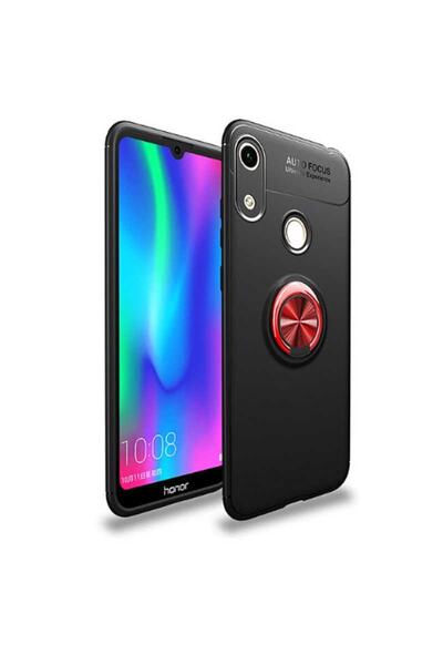 Huawei Y6s 2019 Için Uyumlu Kılıf Dönebilen Yüzüklü Standlı Silikon Kamera Ko...