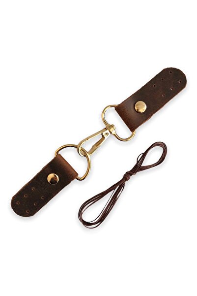 alfa tasarım atölyesi Γνήσιο δερμάτινο κλείδωμα τσάντας με γάντζο, μπούκλα με...