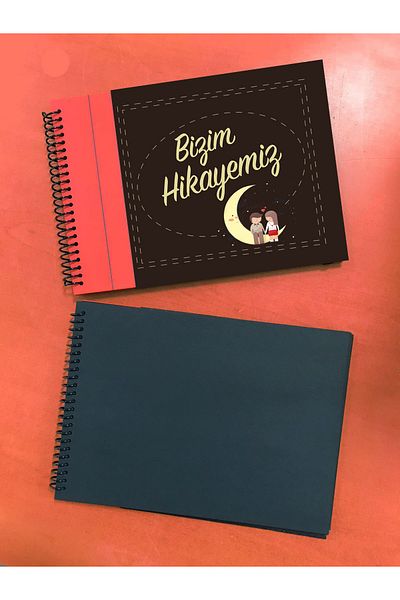 PİCATSO Η ιστορία μας Moonlight Dear Memory Notebook (μαύρο εσωτερικό φύλλο)