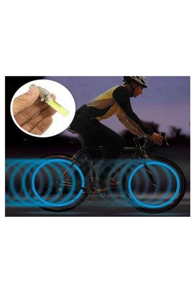 alpanya 2’li Fotosel Hareket Sensörlü Işıklı Led Sibop Kapağı Bisiklet Motosiklet Lastik Jant Ledli Işığı