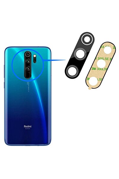 FLAGEN Xiaomi Redmi Note 8 Pro Arka Kamera Camı Lens