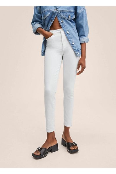 MANGO Woman Pantaloni skinny Jean cu talie înaltă
