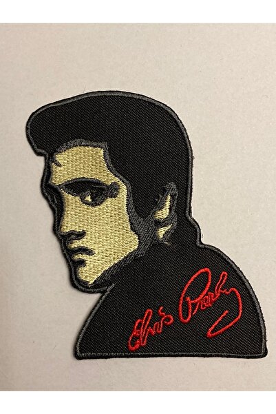 StüdyoÜmitTişört رقعة إلفيس بريسلي للتزوير والجينز (7x8.7 سم)