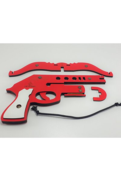 Ahtek Wooden Sponge Bullet Shooting Toy Triggered Crossbow Bow + Targets