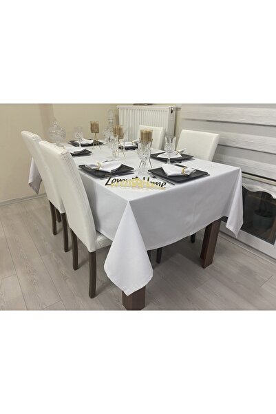 Zeren Home Αδιάβροχο και αντιολισθητικό τραπεζομάντιλο λευκό 25 τεμαχίων