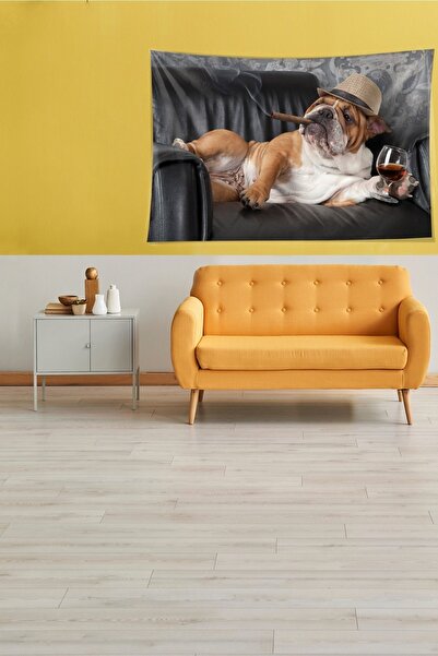 on the clouds Delightful Pet Dog Stain Resistant Velvet Textured Fabric Wall Cloth Wall Carpet Tapestry