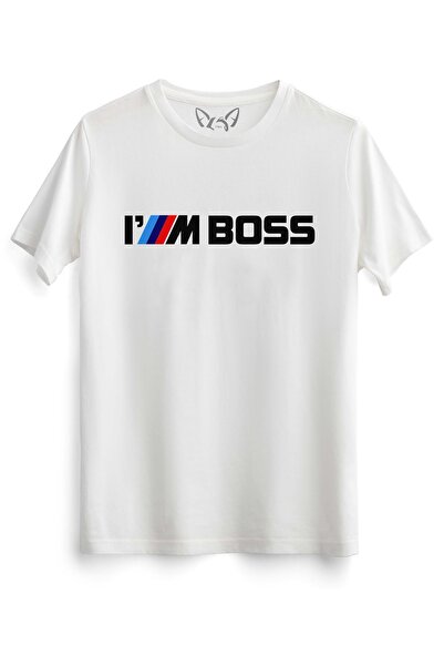 Alfa Tshirt Bmw Baskılı Çocuk Beyaz Tshirt