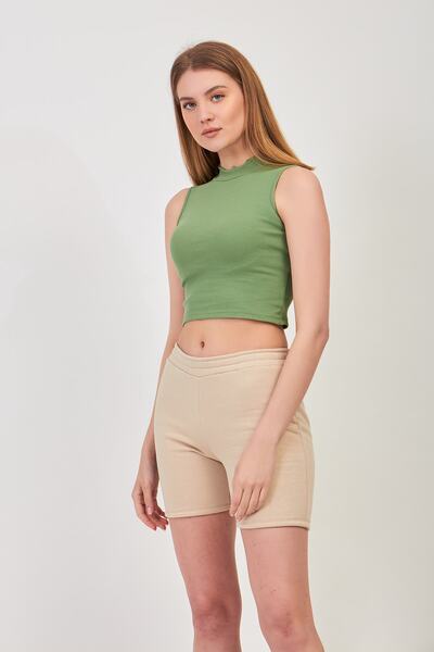 orcey Kadın Bej Üç Iplik Şort