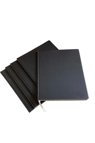 blume Acar Thermo Piele Copertă Tare Linie 20,3*25,4cm 192 Pagini Caiet Negru