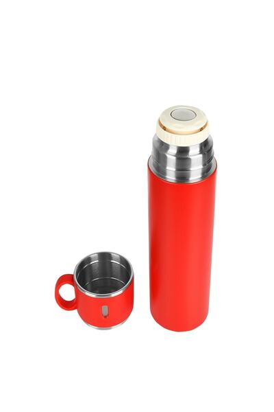 SEDEF SİLVER Steel Thermos Cup 580 Ml