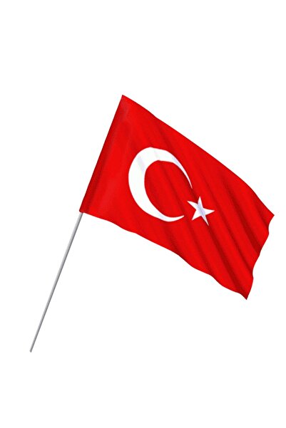 Kids Like 30x45 Çıtalı Alpaka Bez Bayrak Türk Bayrağı