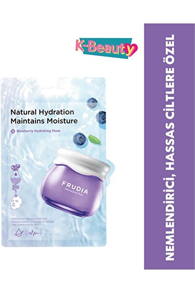 FRUDIA Blueberry Yüz Maskesi Nemlendirici 1 Adet