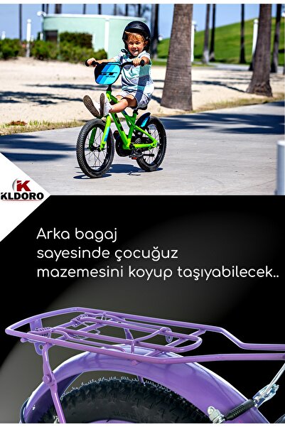 Kldoro Kd-20301 Çelik Kadro 20 Jant Bisiklet Bagajlı Kız Çocuk Bisikleti