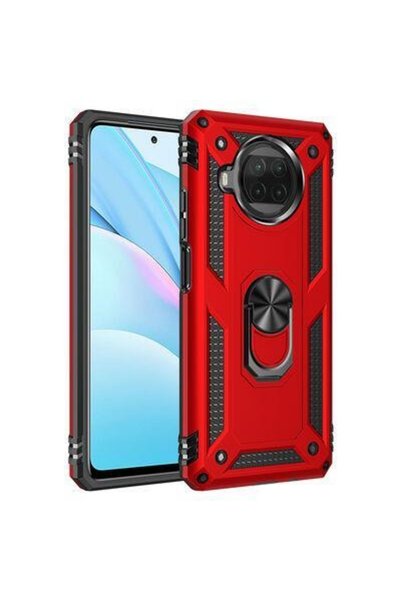 Musal Redmi Note 9 Pro 5g Case Armor Armor with Ring Stand Magnetic