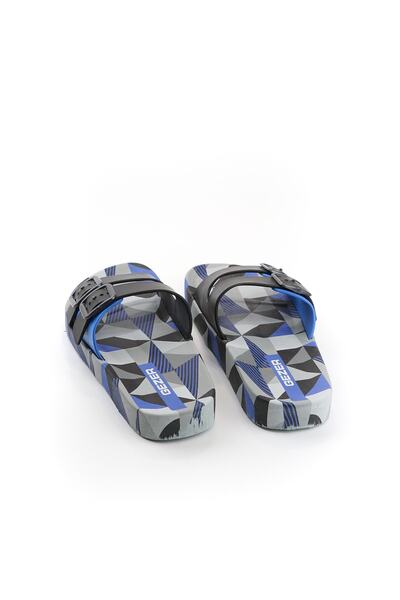 GEZER Yazlık Iki Toka Kaydırmaz Taban Erkek Terlik