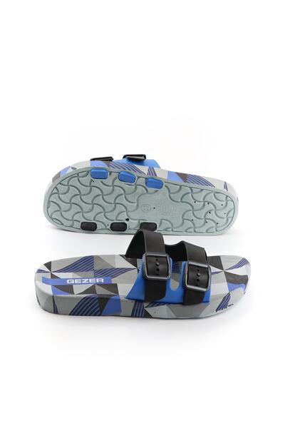 GEZER Yazlık Iki Toka Kaydırmaz Taban Erkek Terlik