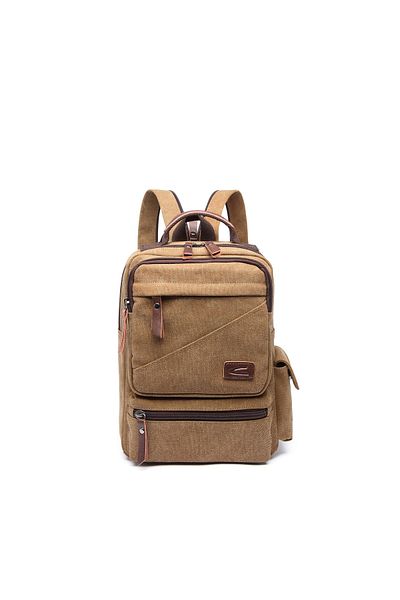 CACTİVE Σακίδιο πλάτης C-active Canvas Fabric Medium Size 1261 A.kahve