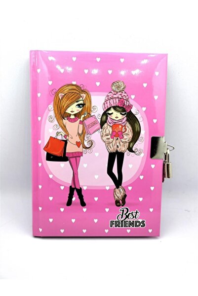 KESKİN COLOR K.Color Memory Book Best Friends Locked 14*20 80 Pages Lined