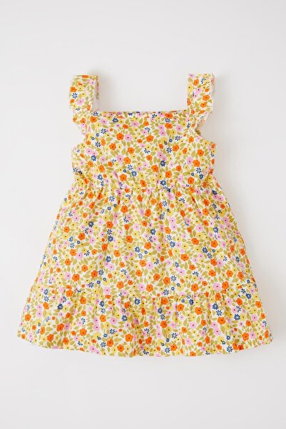 DeFacto Φόρεμα ποπλίνας με λουλουδάτο κοριτσάκι