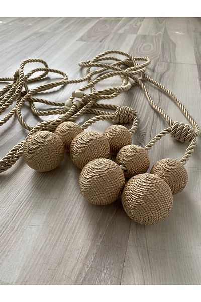 Fon Dünyası Modern Wrap 4 Balls 2 Pieces Braçol Binding Accessory