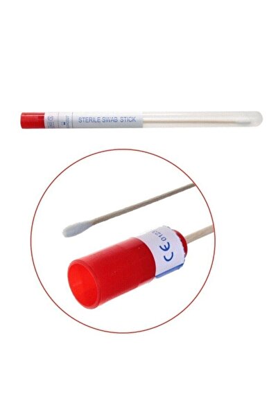 Slab Besiyersiz Steril Eküvyon Çubuğu (transport Swap) 100 Adet/paket