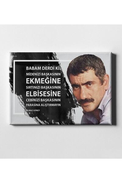 Bk Gift Yılmaz Güney Kanvas Tablo (50 X 70 Cm.) 2