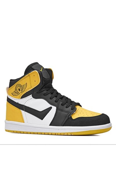 Lambırlent Yellow - 8070 High Top Unisex Sports Shoes