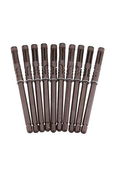 ITALIANA FERRAMENTA 10 Adet -shelf Gizli Raf Tutucu Cap 10 Mmx100mm