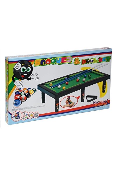Matrax Oyuncak Snooker & Pool Set Bilardo Oyun Seti