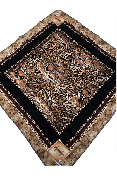 Levidor Γυναικείο κασκόλ από καθαρό μεταξωτό Twill I-2849