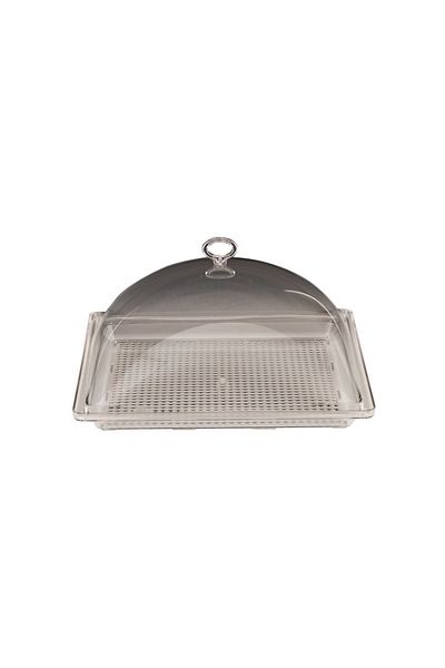 Zicco Polycarbonate Tray Storage Container / Square 35 X 35 X H: 16 cm