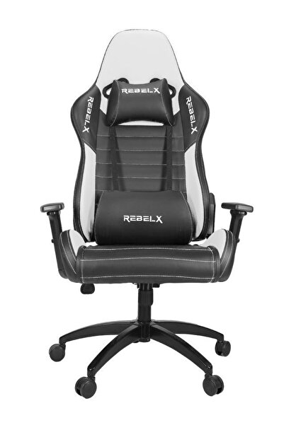 Rebelx Oyuncu Koltuğu Zeta Beyaz Renk Profesyonel Oyuncu Koltuğu